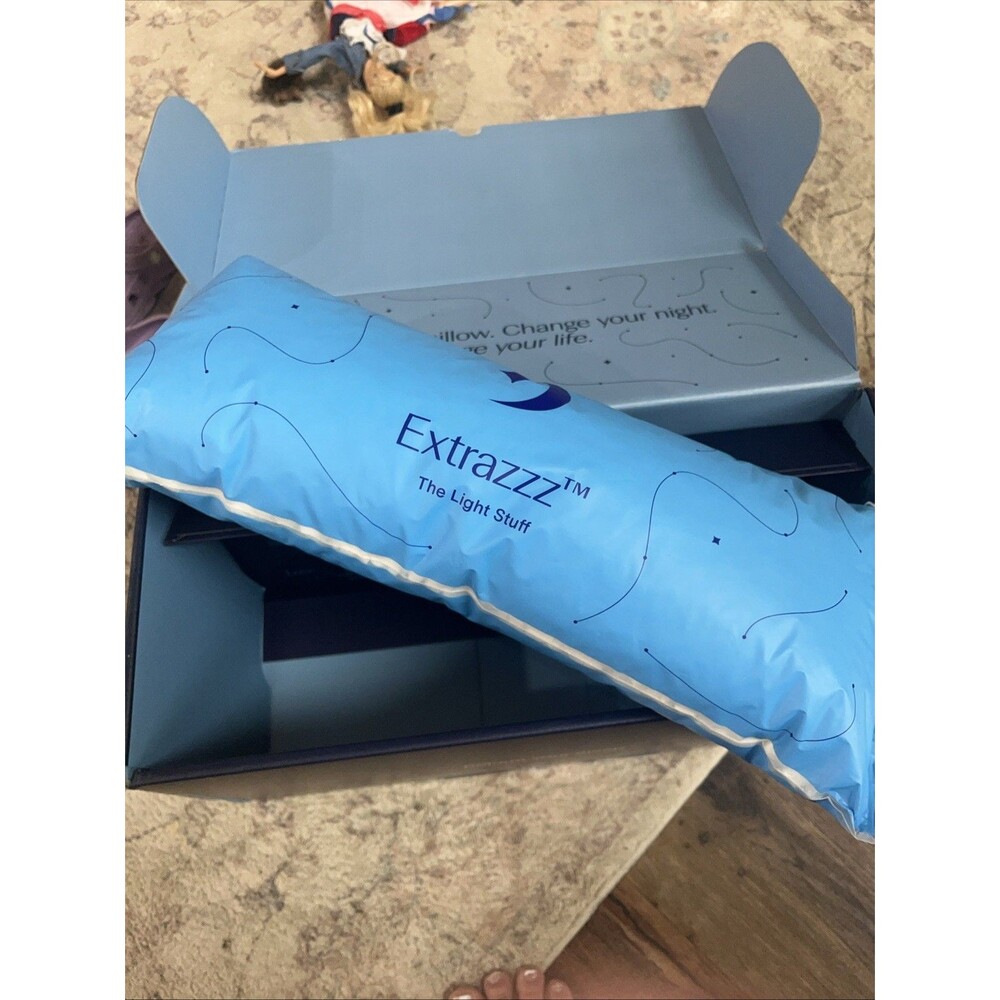 DreamyBlue Extrazzz Replacement Memory Foam Pillow Fill Sealed Open Box